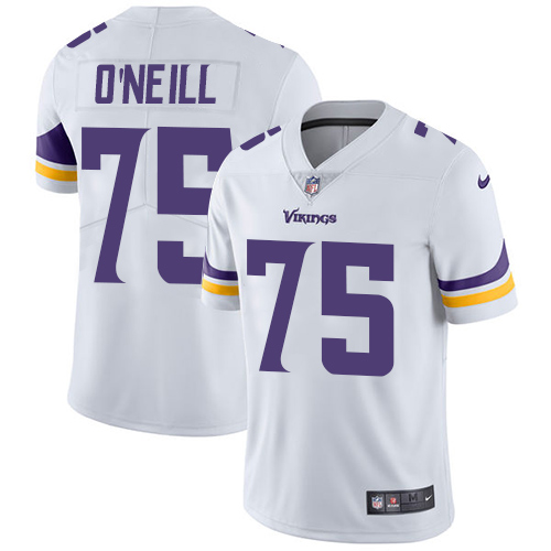 Minnesota Vikings 75 Limited Brian O Neill White Nike NFL Road Men Jersey Vapor Untouchable